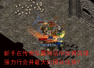 新手在传奇私服网站中如何选择强力行会并最大化团队优势? 新手在传奇私服网站中如何选择强力行会并最大化团队优势?