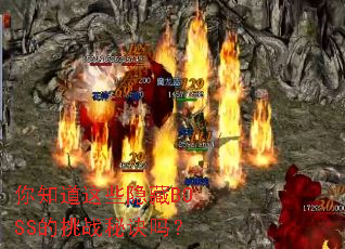 ��֪����Щ����BOSS����ս�ؾ���