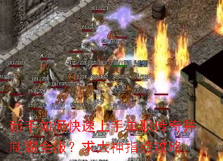新手如何快速上手单职传奇并制霸全服?求大神指点攻略 新手如何快速上手单职传奇并制霸全服?求大神指点攻略