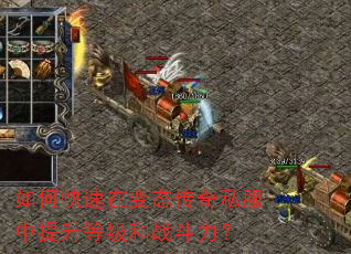 如何快速在变态传奇私服中提升等级和战斗力? 如何快速在变态传奇私服中提升等级和战斗力?