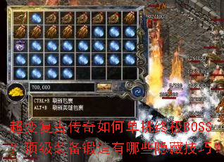 ���临�Ŵ�����ε����ռ�BOSS������װ����������Щ���ؼ��ɣ�