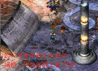 2017传奇家族十大排名揭晓,你的家族上榜了吗? 2017传奇家族十大排名揭晓,你的家族上榜了吗?